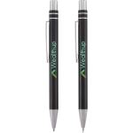 Mod Recycled Pen and Pencil Set - 1066-73BKFront Mod Recycled Pen and Pencil Set - 1066-73BKFront
