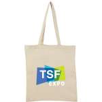 Recycled 6oz Twill Cotton Convention Tote - 7901-50NTFront Recycled 6oz Twill Cotton Convention Tote - 7901-50NTFront