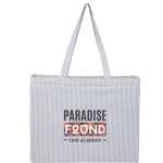 Striped Pacific Recycled Cotton Shopper Tote 1 Striped Pacific Recycled Cotton Shopper Tote 1