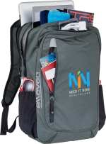 elleven Lunar Lightweight 15'' Computer Backpack - 0011-34GYAngle-Right elleven Lunar Lightweight 15'' Computer Backpack - 0011-34GYAngle-Right