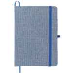 5'' x 7'' FSC® Recycled Cotton Bound Notebook - SM-3556BLFront 5'' x 7'' FSC® Recycled Cotton Bound Notebook - SM-3556BLFront