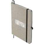 5'' x 7'' FSC® Recycled Cotton Bound Notebook - SM-3556NTAngle-Left 5'' x 7'' FSC® Recycled Cotton Bound Notebook - SM-3556NTAngle-Left