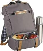 Cafe Picnic Backpack for Two - 1450-44GYAngle-Right Cafe Picnic Backpack for Two - 1450-44GYAngle-Right