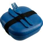 Wheat Straw Food Storage with Utensils - SM-2226BLSide Wheat Straw Food Storage with Utensils - SM-2226BLSide
