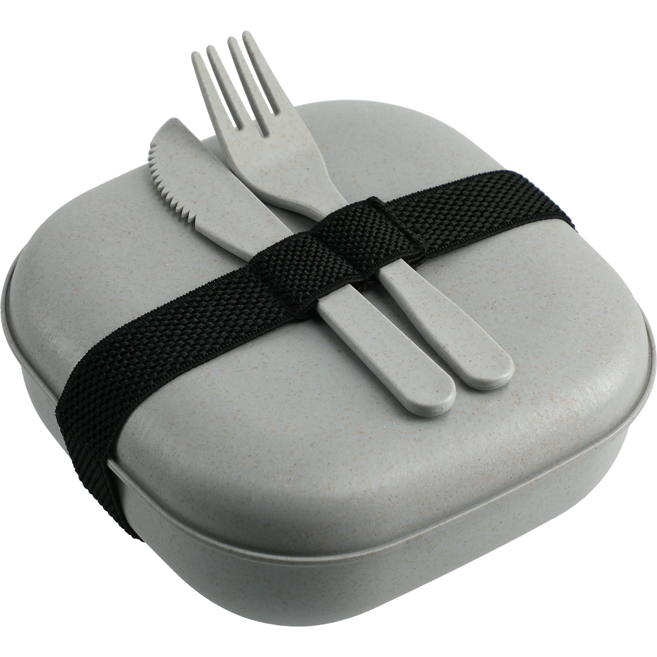 Wheat Straw Food Storage with Utensils 1