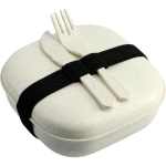 Wheat Straw Food Storage with Utensils - SM-2226BGSide Wheat Straw Food Storage with Utensils - SM-2226BGSide