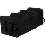 Recycled 3-Compartment Trunk Organizer - 7901-44BKAngle-Left Recycled 3-Compartment Trunk Organizer - 7901-44BKAngle-Left
