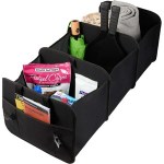 Recycled 3-Compartment Trunk Organizer - 7901-44BKAngle-Right Recycled 3-Compartment Trunk Organizer - 7901-44BKAngle-Right