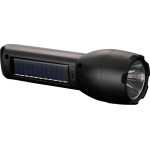 Solar Powered Rechargeable COB Flashlight - 8053-27BKAngle-Left Solar Powered Rechargeable COB Flashlight - 8053-27BKAngle-Left