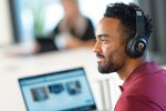 Hush Active Noise Cancellation Bluetooth Headphone - 7197-47BKAngle-Right Hush Active Noise Cancellation Bluetooth Headphone - 7197-47BKAngle-Right