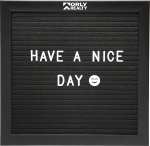 Felt Board with Letters - SM-3201BKFront Felt Board with Letters - SM-3201BKFront