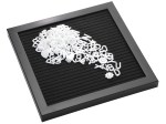 Felt Board with Letters - SM-3201BKAngle-Right Felt Board with Letters - SM-3201BKAngle-Right