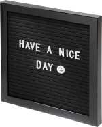 Felt Board with Letters - SM-3201BKAngle-Left Felt Board with Letters - SM-3201BKAngle-Left