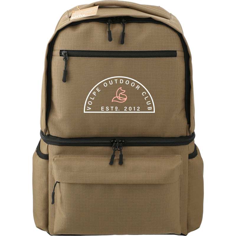 NBN Recycled Utility 12 Can Backpack Cooler 1 NBN Recycled Utility 12 Can Backpack Cooler 1