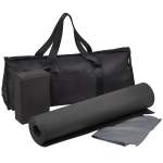 Beginner Yoga Set 3 Piece - 1631-25BKAngle-Right Beginner Yoga Set 3 Piece - 1631-25BKAngle-Right