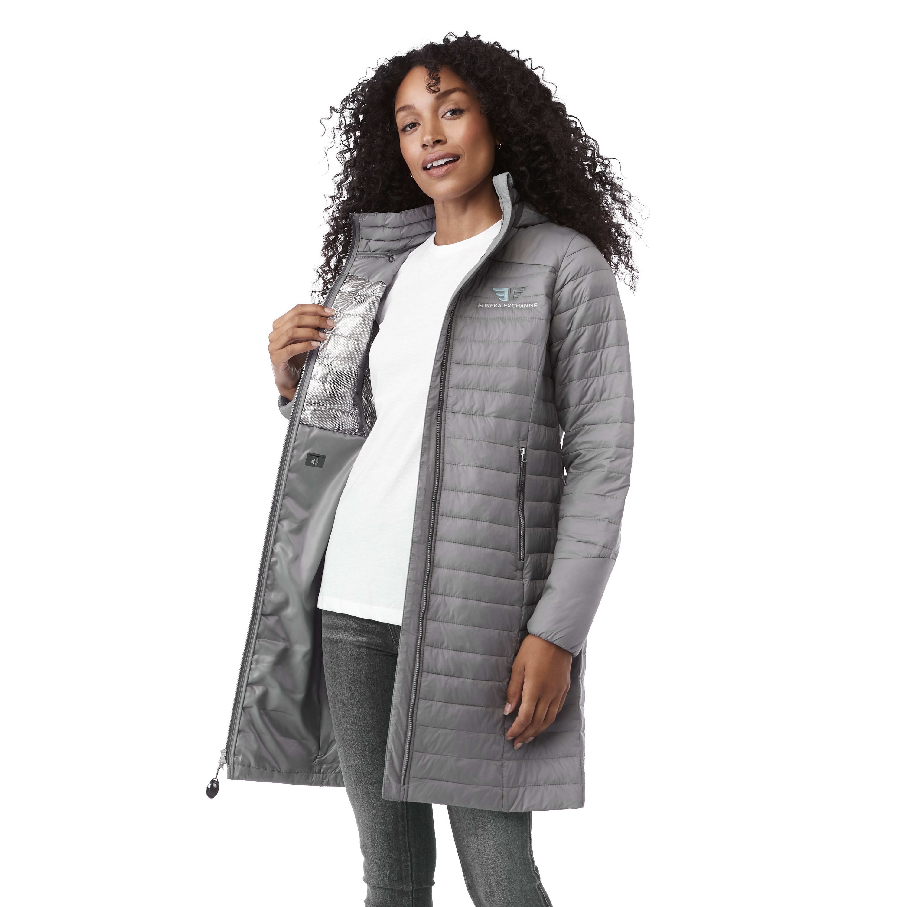 Women's SILVERTON Long Lightweight Packable Insulated Puff Jacket 1