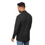 Men's PALO Long Sleeve 100% Cotton Pique Polo - TM16649995Back Men's PALO Long Sleeve 100% Cotton Pique Polo - TM16649995Back
