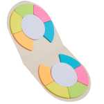 Recycled Milk Carton Round Sticky Notes Pad - SM-9032WHAngle-Left Recycled Milk Carton Round Sticky Notes Pad - SM-9032WHAngle-Left