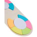 Recycled Milk Carton Round Sticky Notes Pad - SM-9032WHAngle-Left Recycled Milk Carton Round Sticky Notes Pad - SM-9032WHAngle-Left