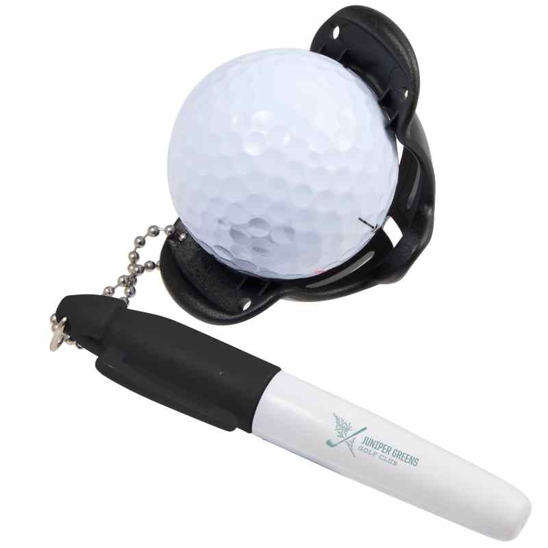 Golf Ball Stencil with Marker 1 Golf Ball Stencil with Marker 1