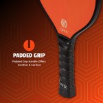 Onix V2 Pickleball Paddle - 1801-01ORAngle-Left Onix V2 Pickleball Paddle - 1801-01ORAngle-Left