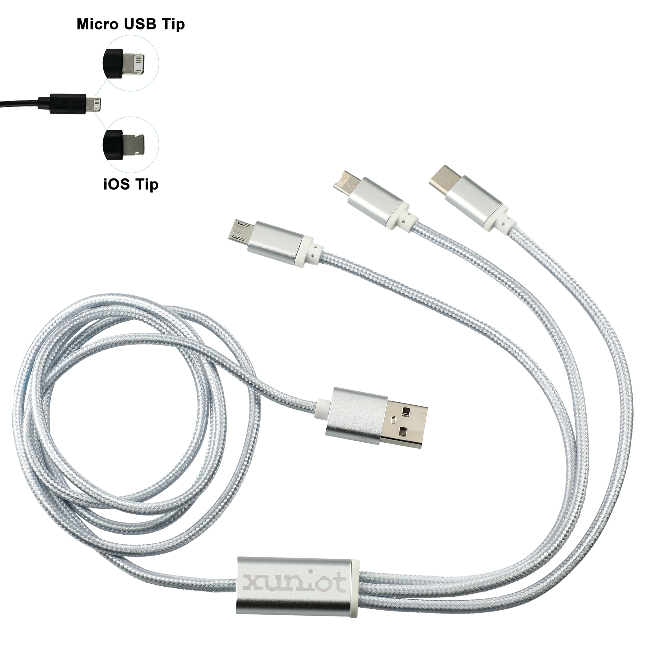 Realm 3-in-1 Long Charging Cable 1