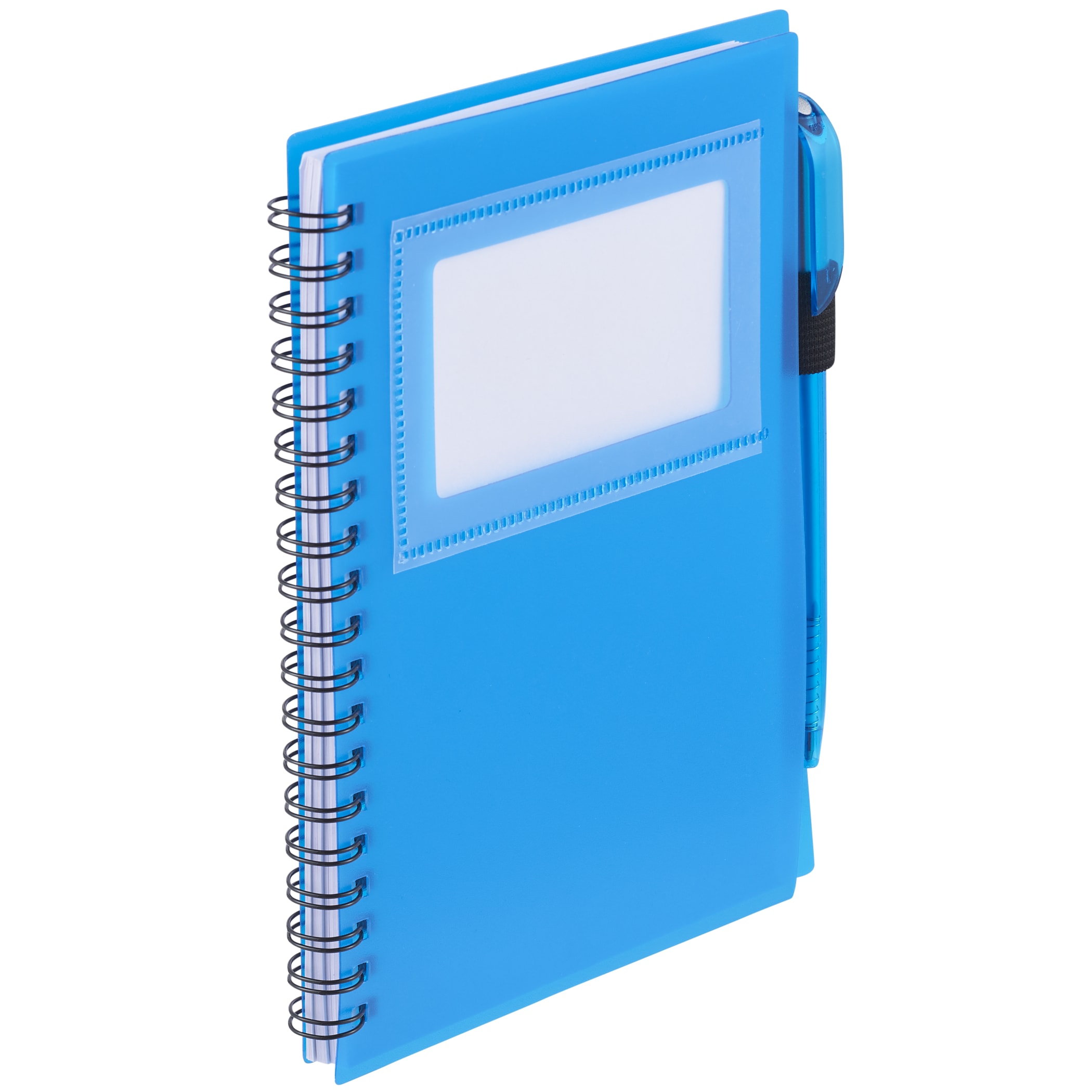 5.5'' x 7'' FSC® Mix Star Spiral Notebook with Pen 1