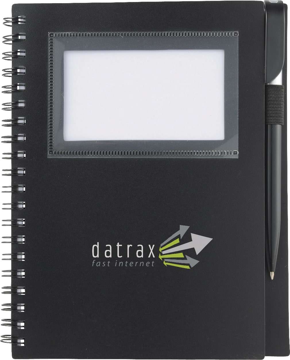 5.5'' x 7'' FSC® Mix Star Spiral Notebook with Pen 1