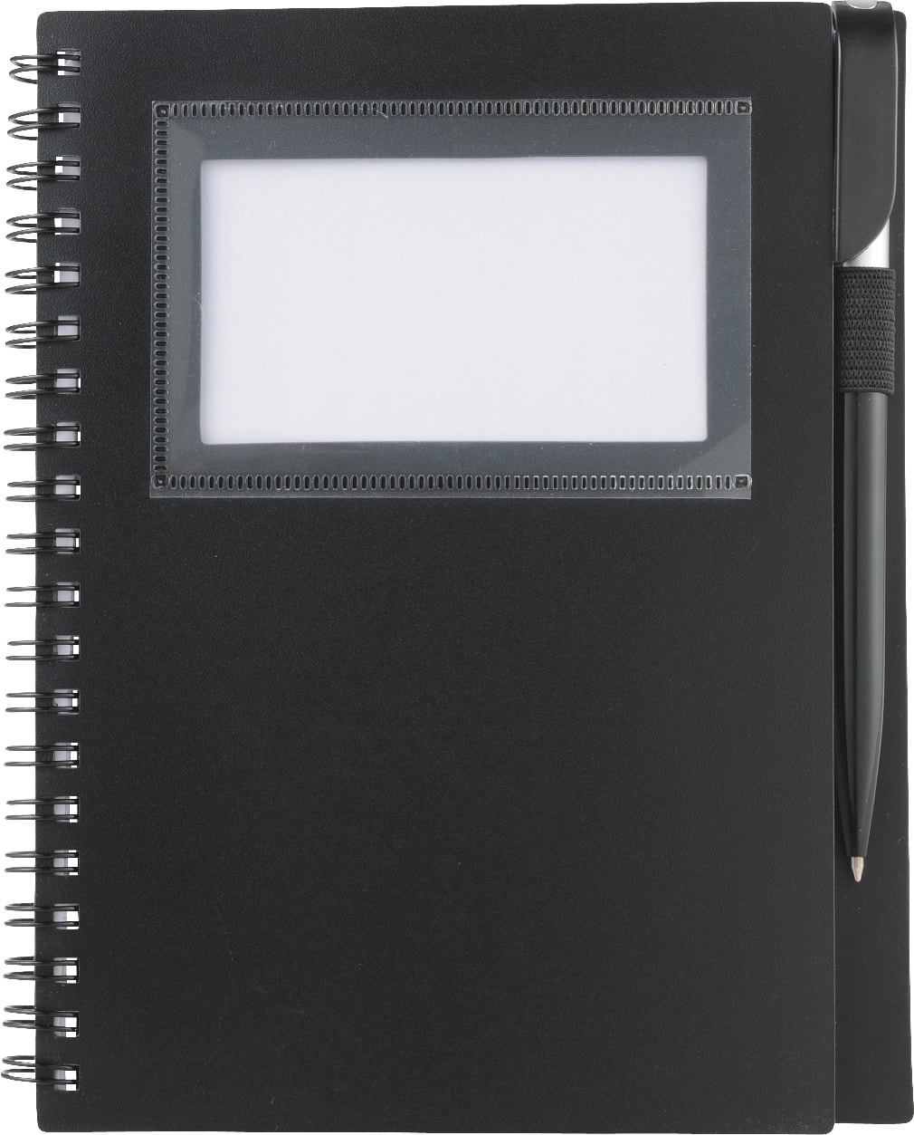 5.5'' x 7'' FSC® Mix Star Spiral Notebook with Pen 1