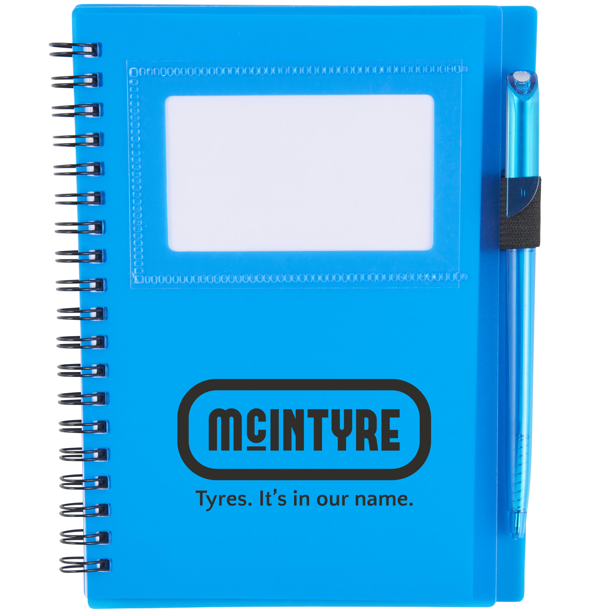 5.5'' x 7'' FSC® Mix Star Spiral Notebook with Pen 1
