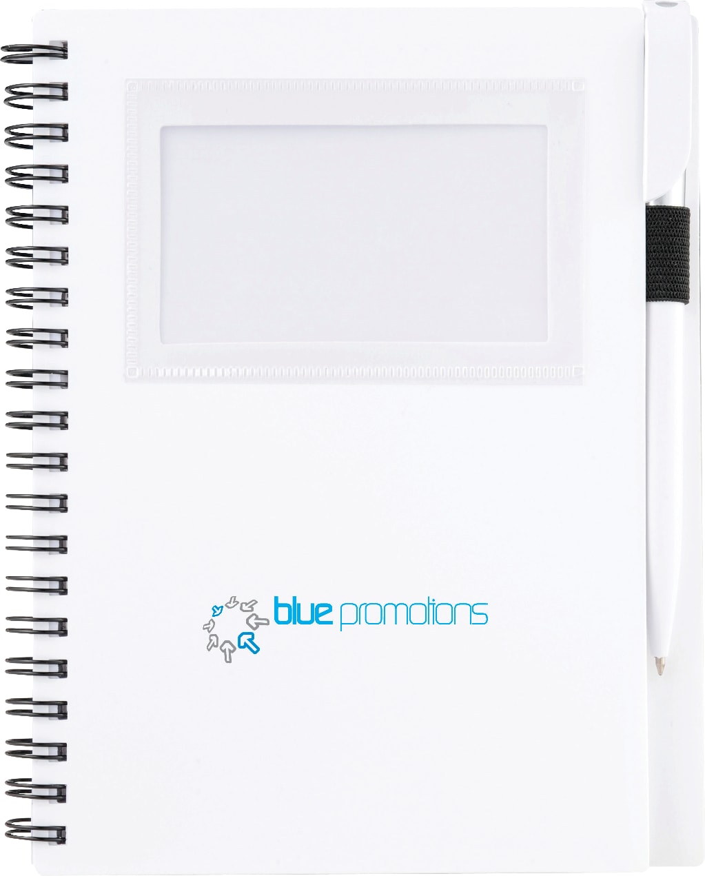 5.5'' x 7'' FSC® Mix Star Spiral Notebook with Pen 1
