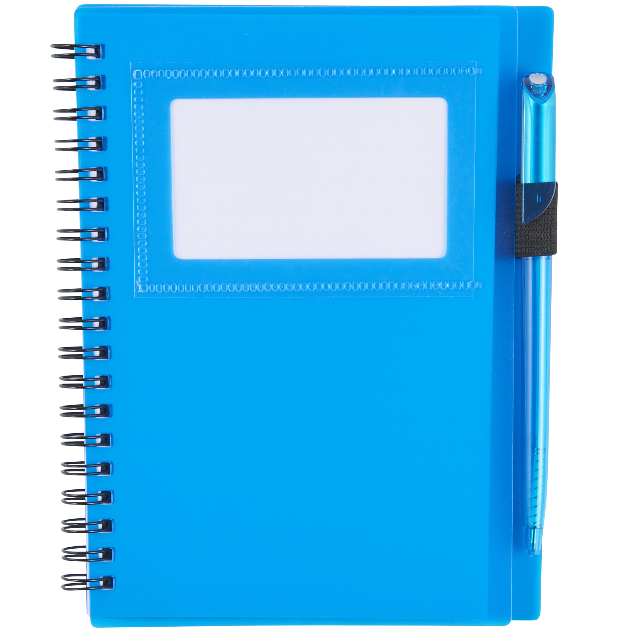 5.5'' x 7'' FSC® Mix Star Spiral Notebook with Pen 1
