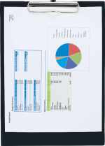 Maxx Clipboard with FSC® Mix Paper - SM-3311BKFront Maxx Clipboard with FSC® Mix Paper - SM-3311BKFront