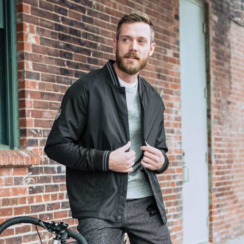 Mens HARGRAVE Roots73 Varsity Jacket 2 Mens HARGRAVE Roots73 Varsity Jacket 2