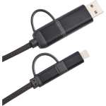 Boost 5-in-1 Long 65W PD Charging Cable - 7143-67BKFront Boost 5-in-1 Long 65W PD Charging Cable - 7143-67BKFront