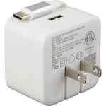 ETL Listed 20W Wall Charger with Retractable Cable - 7143-88WHBack ETL Listed 20W Wall Charger with Retractable Cable - 7143-88WHBack