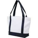 Oversized RPET Canvas Tote Bag - 7901-51NYAngle-Left Oversized RPET Canvas Tote Bag - 7901-51NYAngle-Left