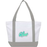 Oversized RPET Canvas Tote Bag - 7901-51GYFront Oversized RPET Canvas Tote Bag - 7901-51GYFront