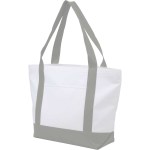 Oversized RPET Canvas Tote Bag - 7901-51GYAngle-Left Oversized RPET Canvas Tote Bag - 7901-51GYAngle-Left