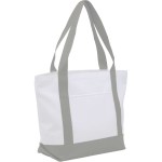 Oversized RPET Canvas Tote Bag - 7901-51GYAngle-Right Oversized RPET Canvas Tote Bag - 7901-51GYAngle-Right