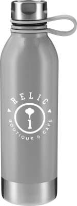 Perth Single-Walled Stainless Steel 25oz Sports Water Bottle - SM-6975GYFront Perth Single-Walled Stainless Steel 25oz Sports Water Bottle - SM-6975GYFront