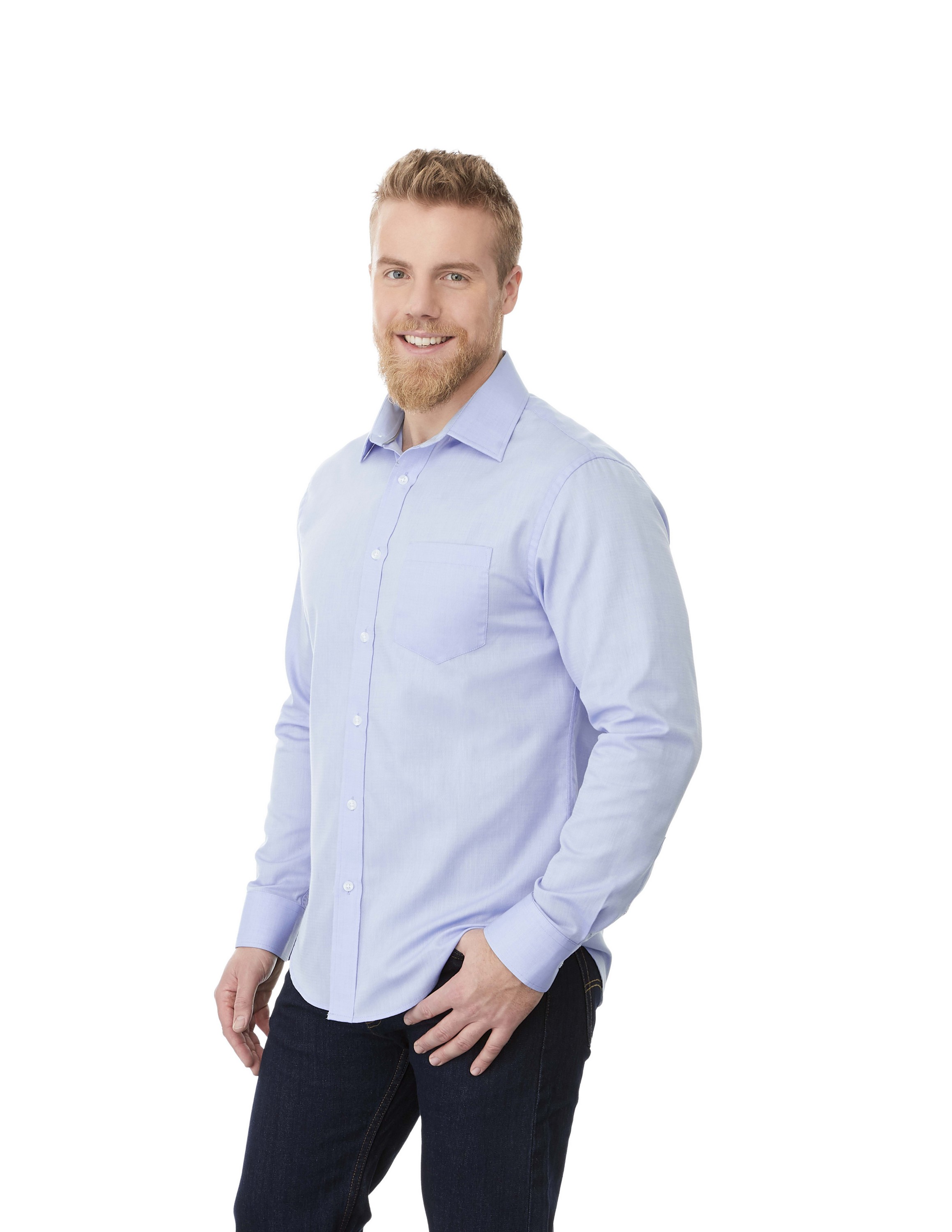 Men's PIERCE Long Sleeve Button Up Shirt 2