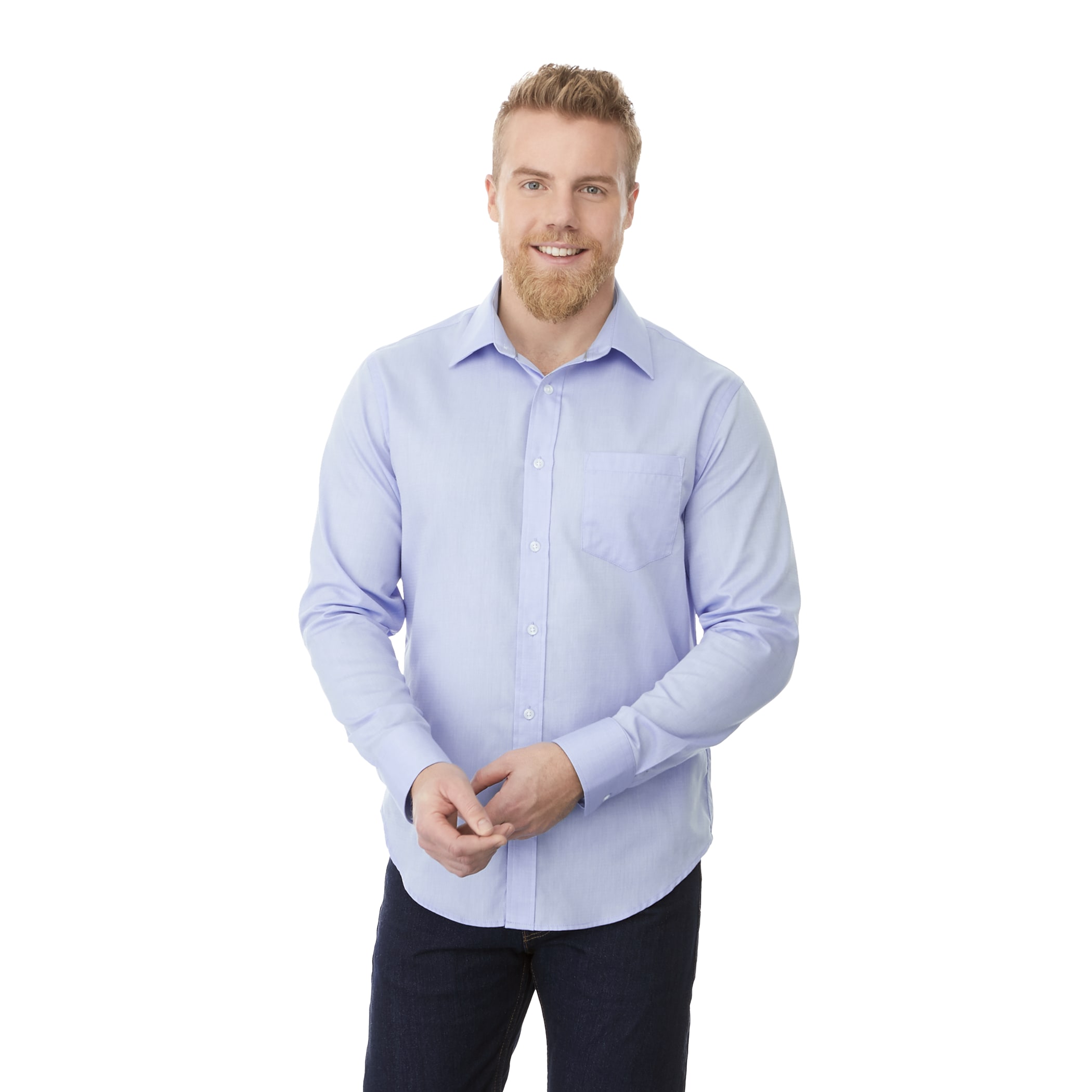 Men's PIERCE Long Sleeve Button Up Shirt 2