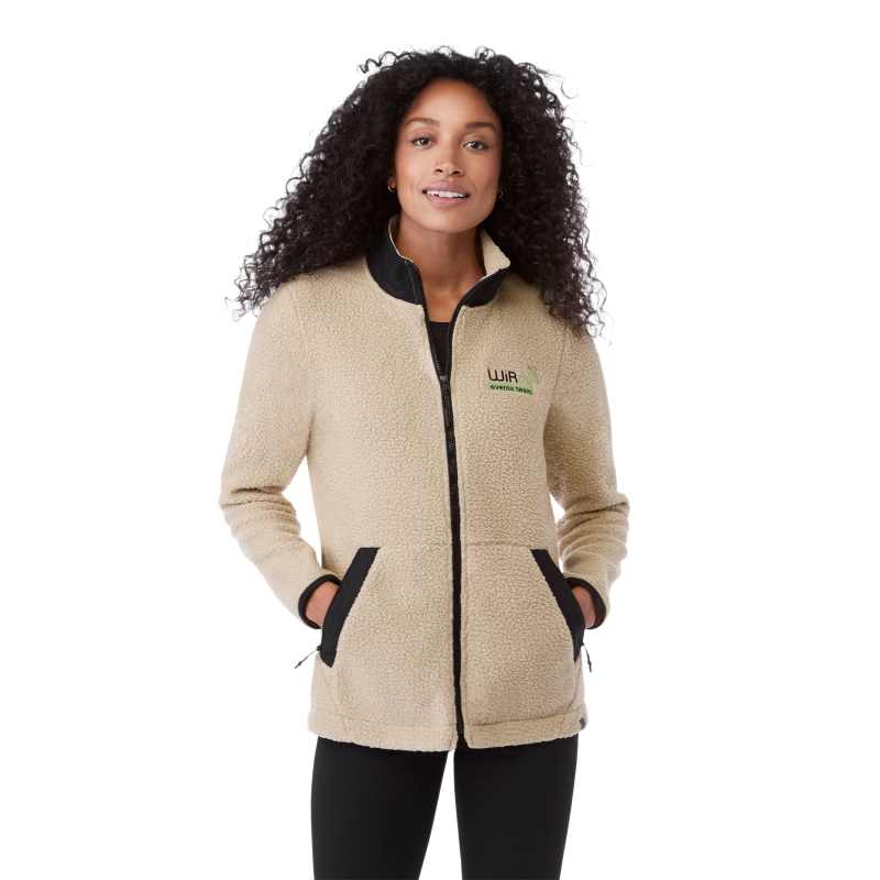 Women%27s KAHUZI Eco Full Zip Sherpa Fleece Jacket 1 Women%27s KAHUZI Eco Full Zip Sherpa Fleece Jacket 1