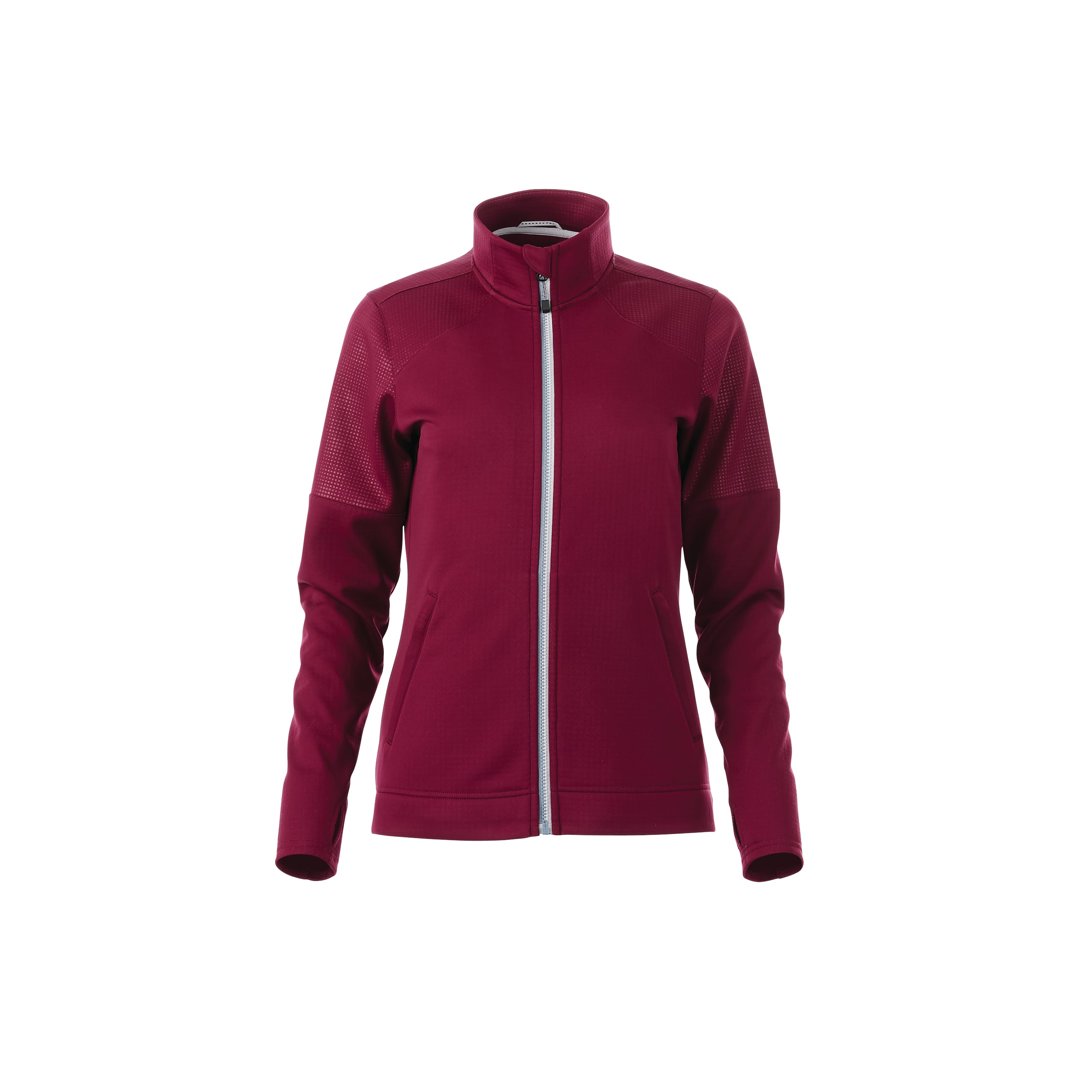 Women's SENGER Knit Full Zip Performance Jacket with Thumb Holes 2
