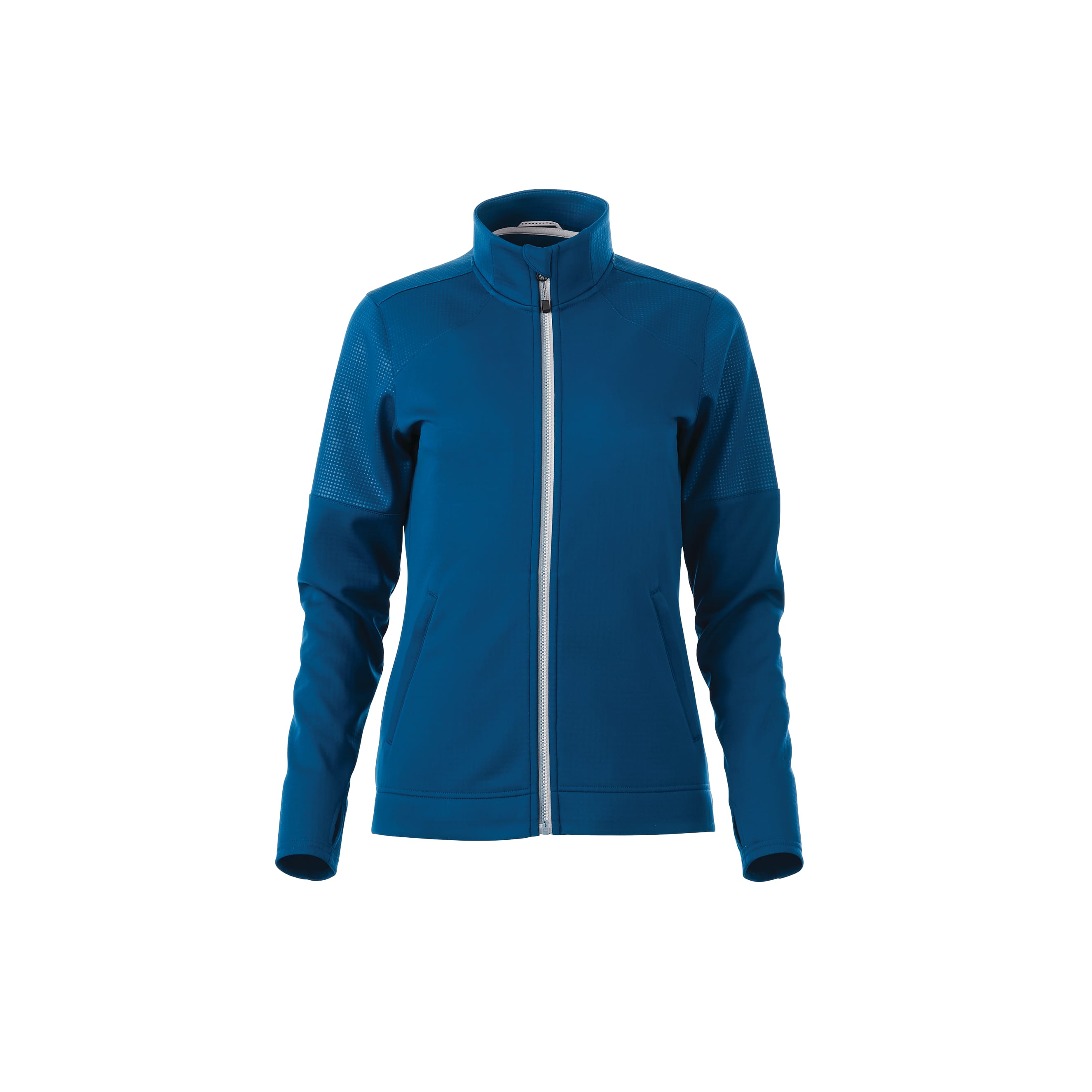 Women's SENGER Knit Full Zip Performance Jacket with Thumb Holes 2