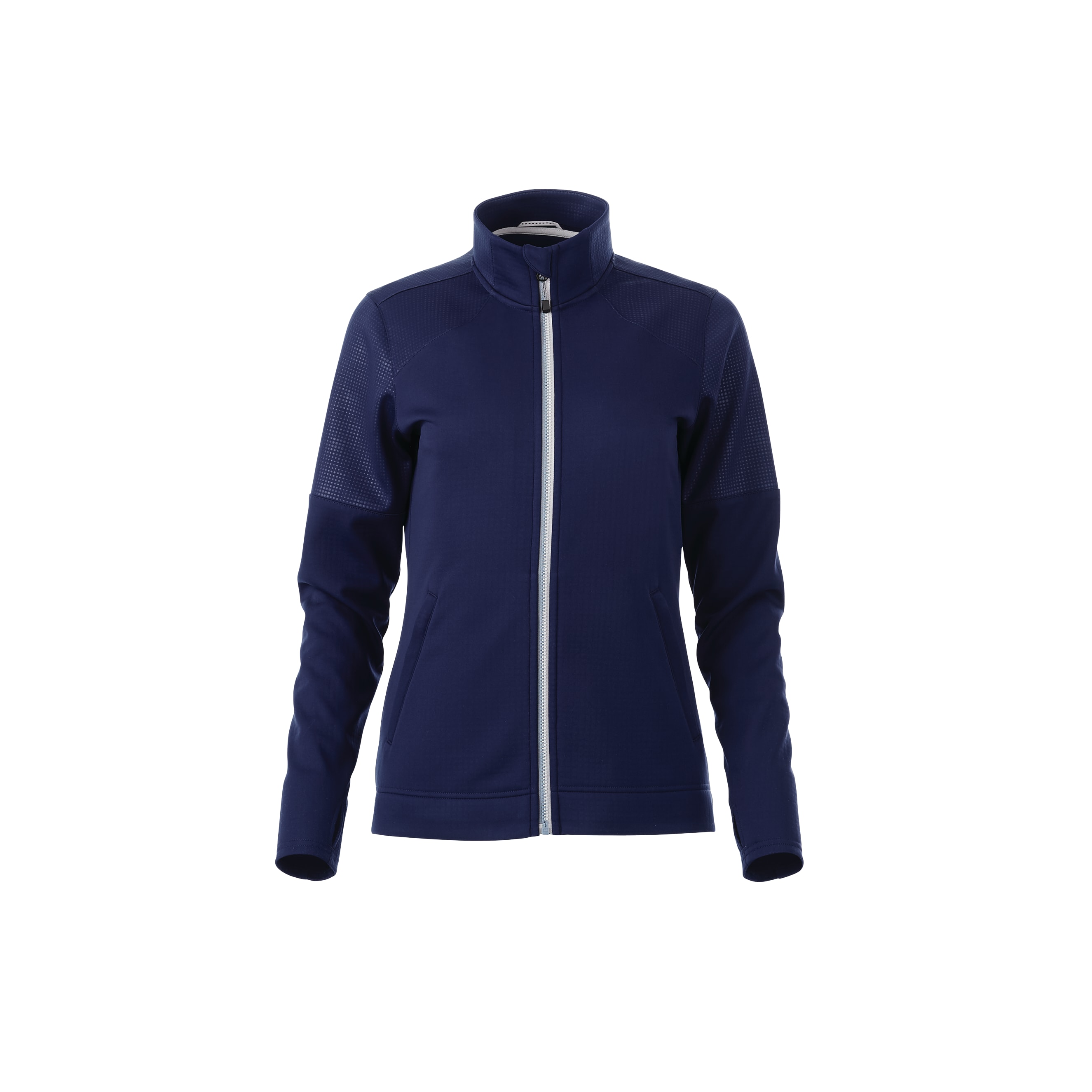 Women's SENGER Knit Full Zip Performance Jacket with Thumb Holes 2