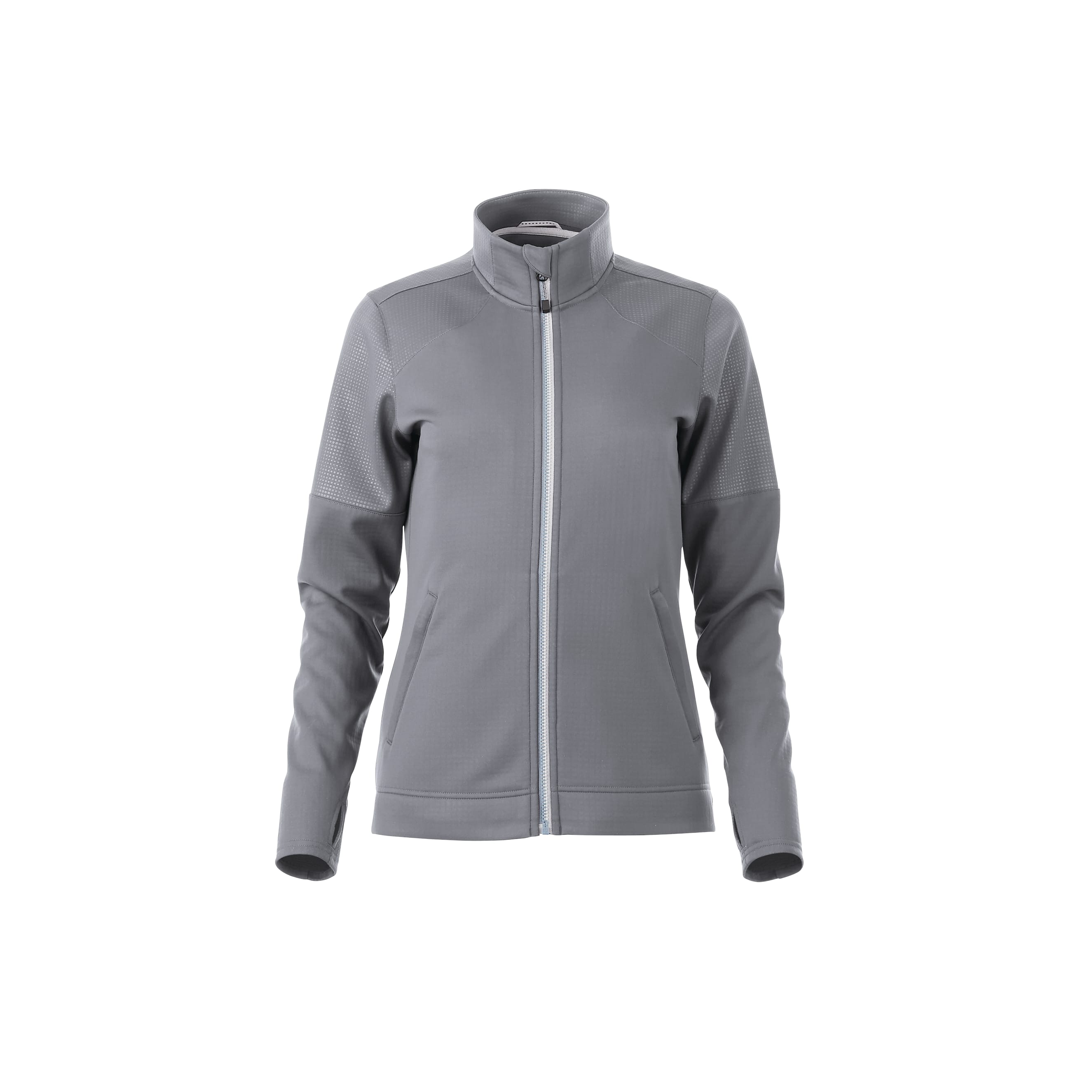 Women's SENGER Knit Full Zip Performance Jacket with Thumb Holes 2