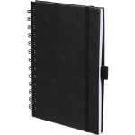 5" x 7" FSC® Recycled Morano Spiral Journal - 2900-58BKAngle-Left 5" x 7" FSC® Recycled Morano Spiral Journal - 2900-58BKAngle-Left