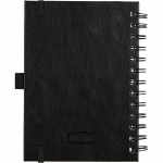 5" x 7" FSC® Recycled Morano Spiral Journal - 2900-58BKBack 5" x 7" FSC® Recycled Morano Spiral Journal - 2900-58BKBack